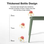 MAMIJOY Baby Water Bottle With Straw＆Handle Dust cover For Kids 160ml Leakproof Baby Feeding Children's Water Cup  BPA Free BY02