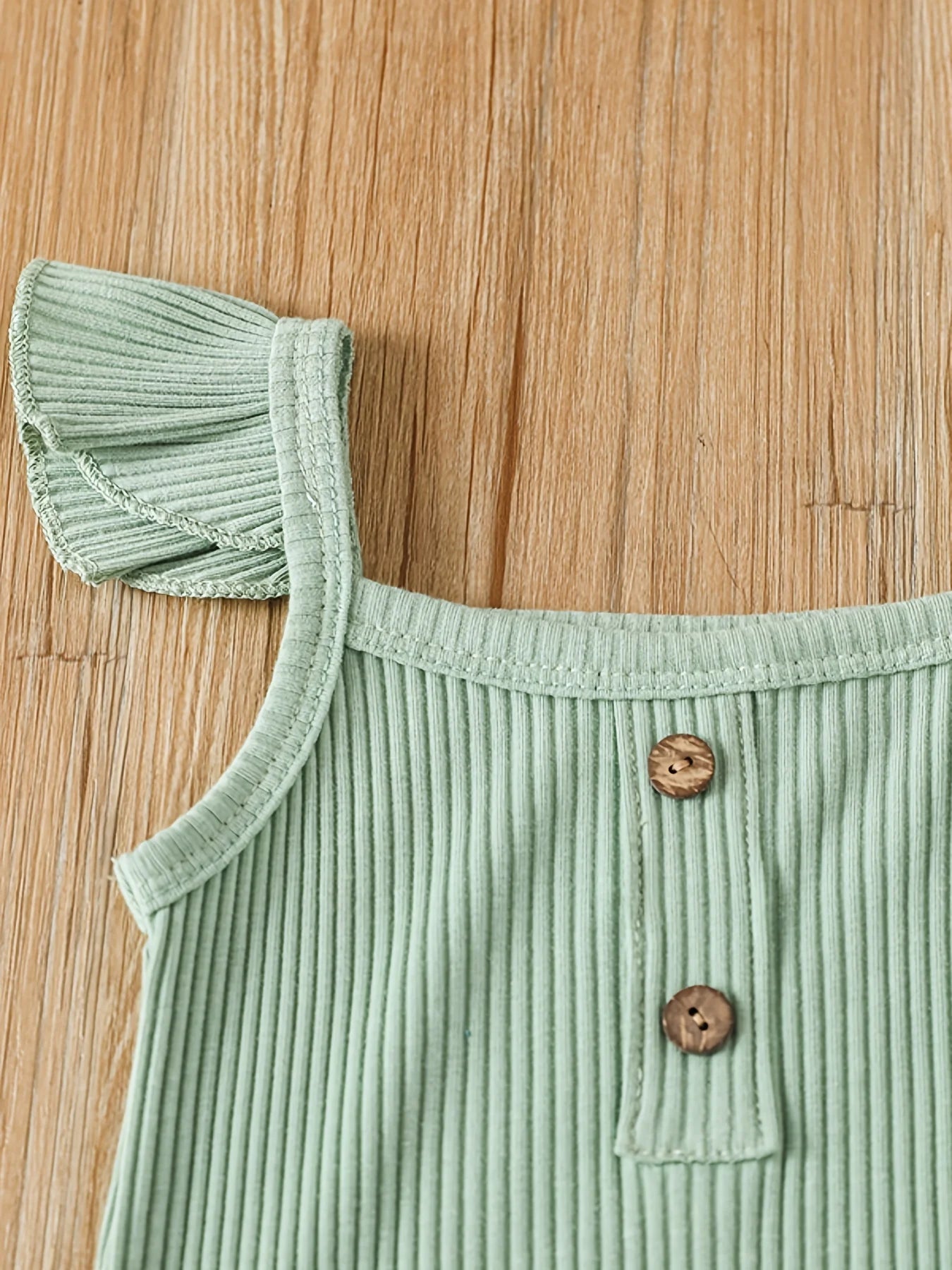 Ensemble Bébé Fille 3 Pièces – Body Sans Manches & Short Imprimé