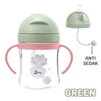 MAMIJOY Baby Water Bottle With Straw＆Handle Dust cover For Kids 160ml Leakproof Baby Feeding Children's Water Cup  BPA Free BY02