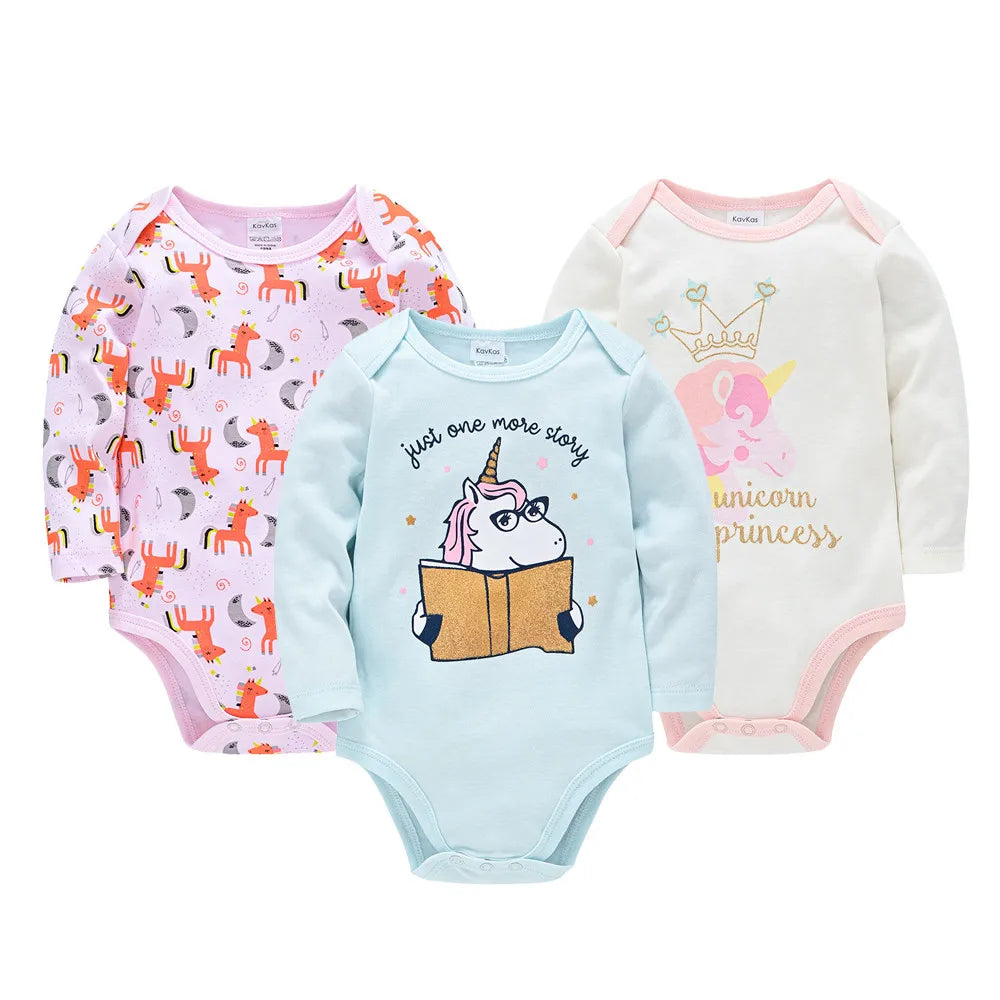 Body Bébé – 3/6 pcs Coton Doux