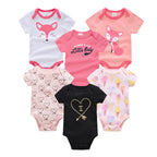 Lot de 3/6 Bodies Bébé Garçon – Coton Doux Manches Courtes