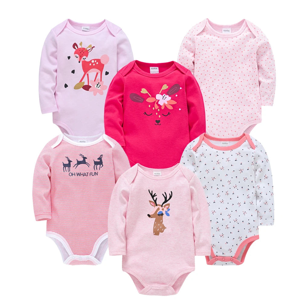 Body Bébé – 3/6 pcs Coton Doux