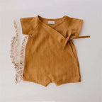 Barboteuse Bébé Coton Lin – Body Été pour Fille & Garçon