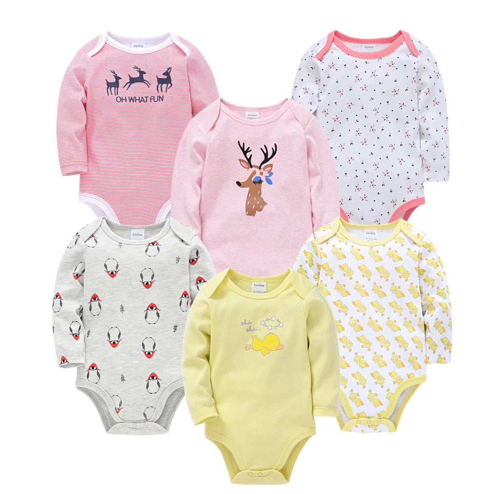 Body Bébé – 3/6 pcs Coton Doux