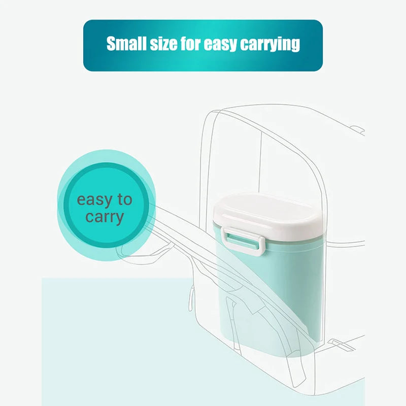 Baby Formula Milk Storage with Free Spoon Portable Milk Powder Formula Dispenser Kid Food Container Storage Food Storage Box