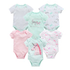Lot de 3/6 Bodies Bébé Garçon – Coton Doux Manches Courtes