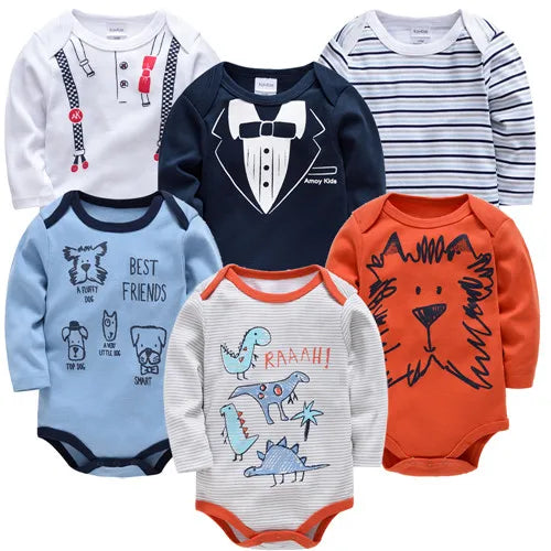 Body Bébé – 3/6 pcs Coton Doux