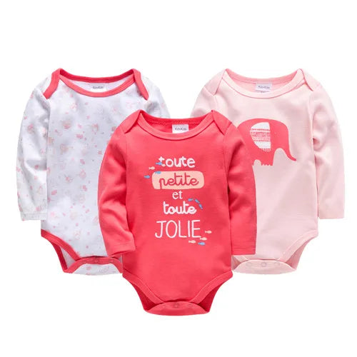 Body Bébé – 3/6 pcs Coton Doux
