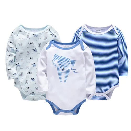 Body Bébé – 3/6 pcs Coton Doux