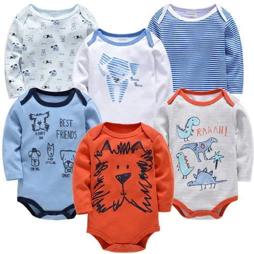 Body Bébé – 3/6 pcs Coton Doux