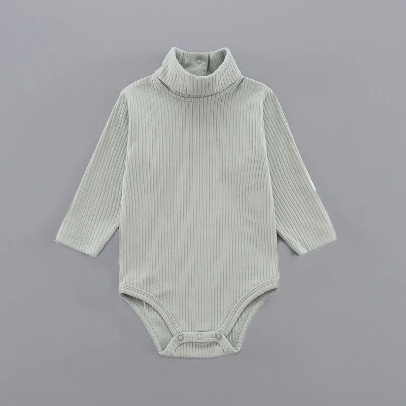 0-18 Months Baby 100%Cotton Clothes New Colors Autumn Winter Baby Girls Bodysuit Newborn Boys Long Sleeve Solid Baby Gifts