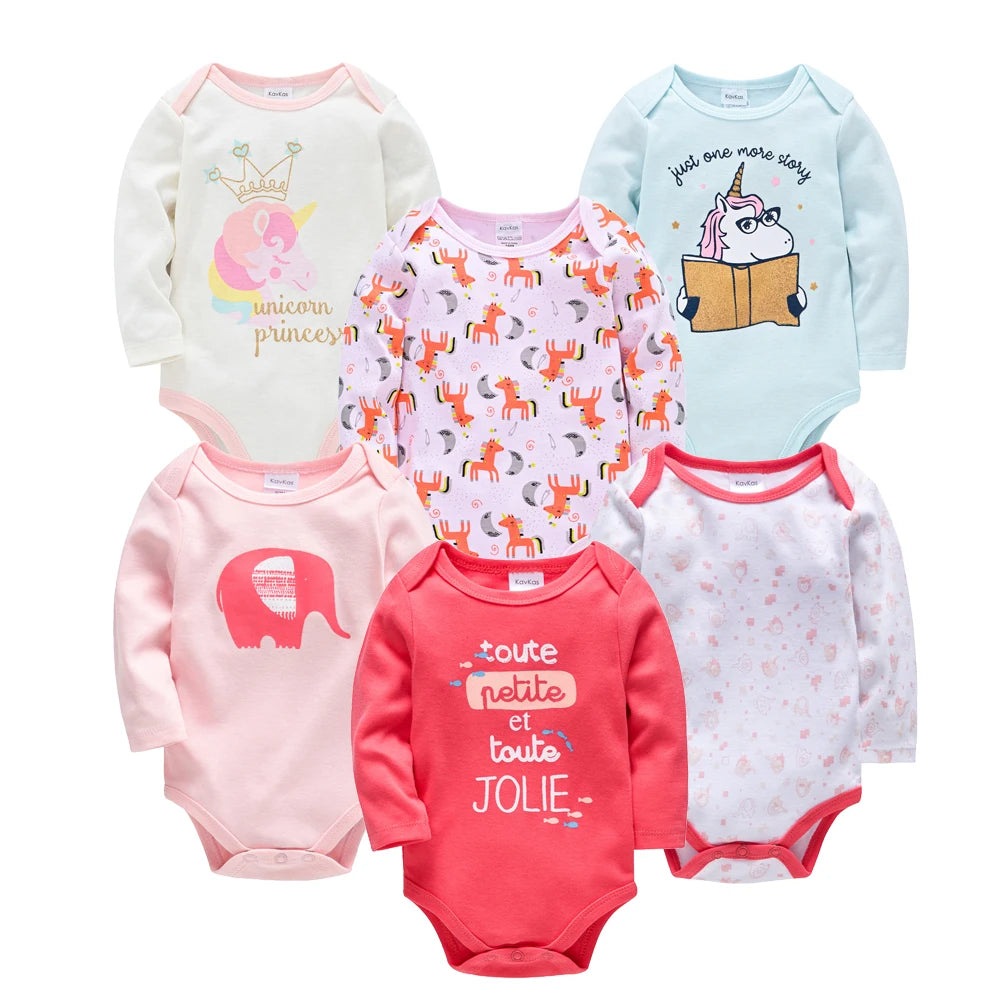 Body Bébé – 3/6 pcs Coton Doux