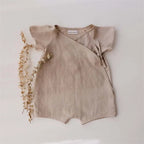 Barboteuse Bébé Coton Lin – Body Été pour Fille & Garçon