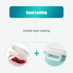 Baby Formula Milk Storage with Free Spoon Portable Milk Powder Formula Dispenser Kid Food Container Storage Food Storage Box
