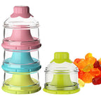 3 Layers Baby Milk Powder Pots Formula Dispenser Milk Powder Formula Dispenser Container Pot Box for Travel