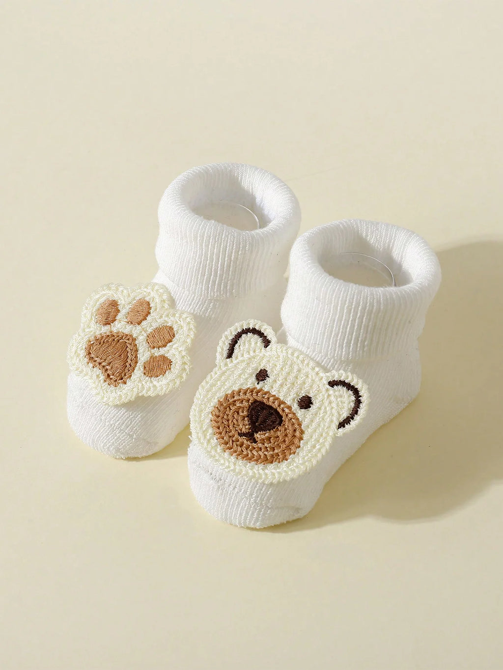 Lot 4 Chaussettes Bébé – Ours Mignon