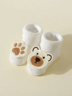 Lot 4 Chaussettes Bébé – Ours Mignon