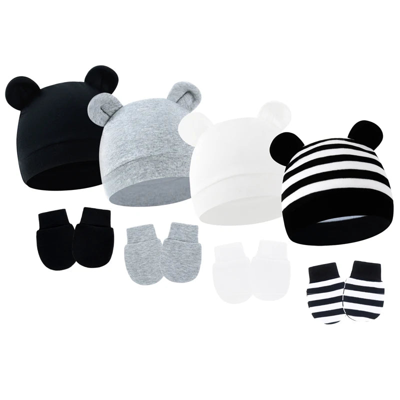 Coffret Bébé – Bonnet & Gants Naissance