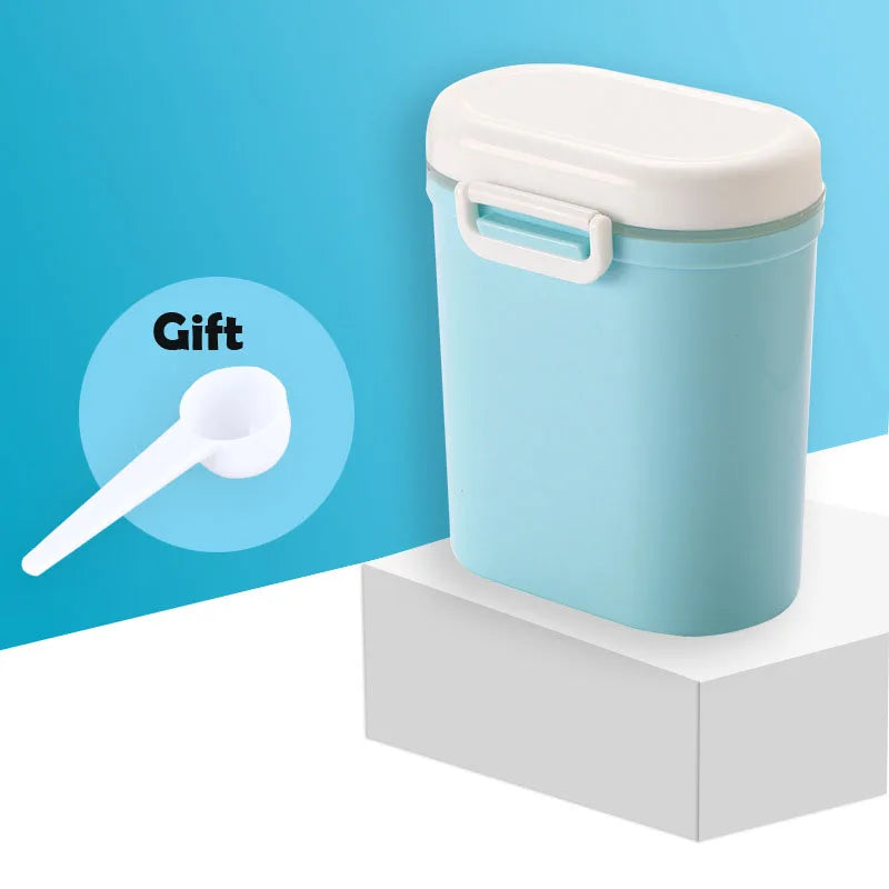 Baby Formula Milk Storage with Free Spoon Portable Milk Powder Formula Dispenser Kid Food Container Storage Food Storage Box
