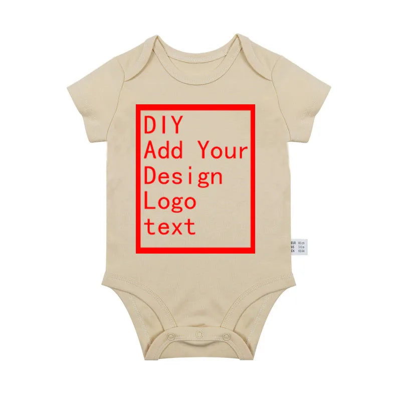 3-24M Cotton Bodysuit For Newborns Little Sunshine Baby Infant Baby Girls Boys Clothes Jumpsuit Solid Baby's Rompers Summer