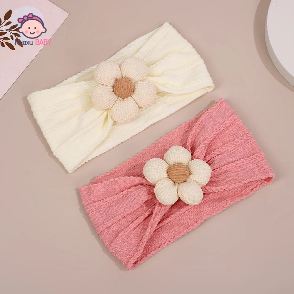 Ensemble Bébé Fille – Bandeau Fleur & Chaussettes