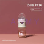 Dr.Green  Newborn Baby Bottle  PPSU 150ml-300ml Wide Mouth Bottle Sealed isolation Fast milk filling Removable/Washable Bottles