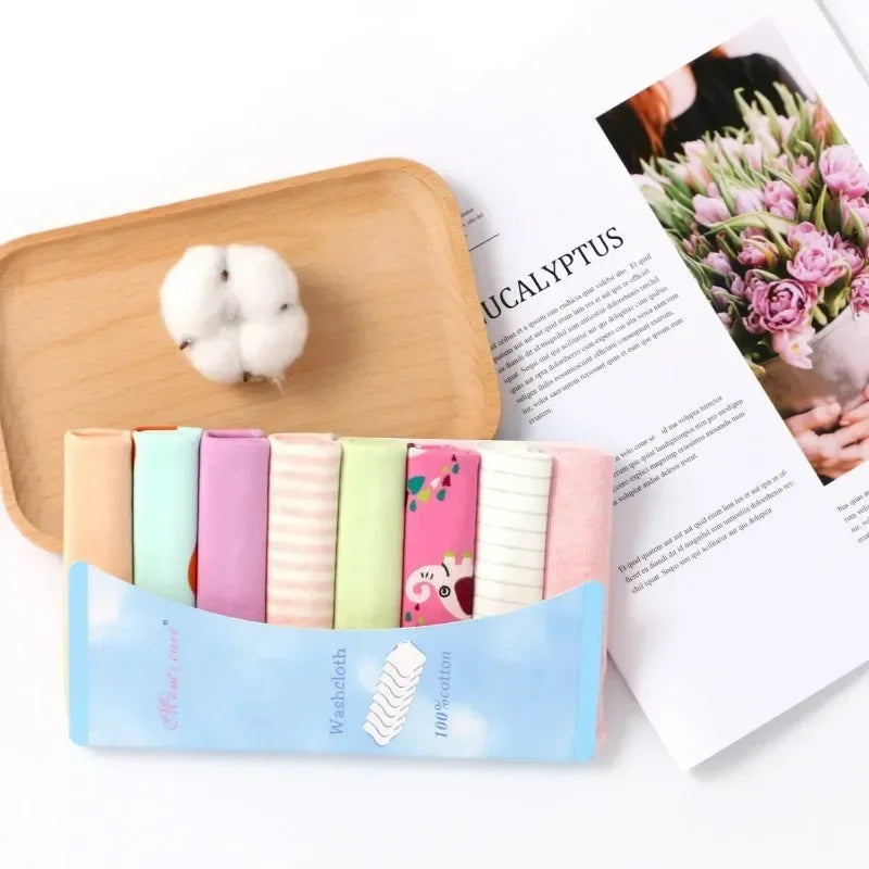 Lot Lingettes Bébé – 5/8 pcs Coton Doux