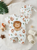 Ensemble Été Bébé – Lion Cartoon