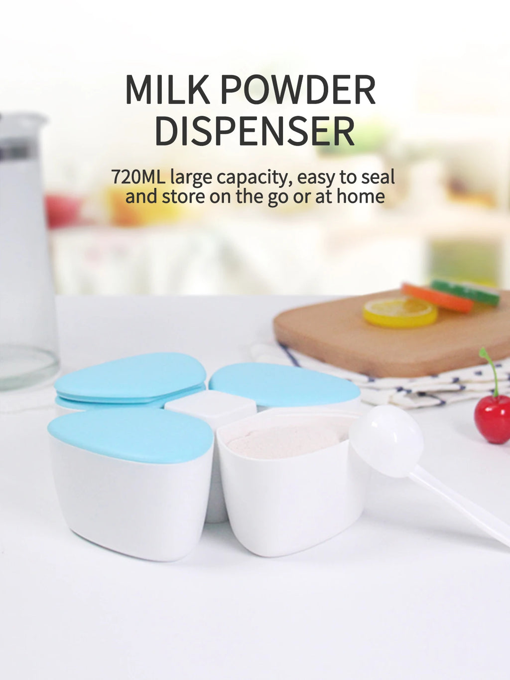 1 Pc Portable Baby Powdered Milk Box, Leak-Proof Powdered Milk Container for Newborns