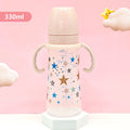 330ml baby bottle with handle, easy to clean, feeding accessory for children, suitable for various occasions