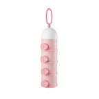 Portable children's milk powder storage box, cute design, BPA free PP material, essential for children, ideal choice for gift gi