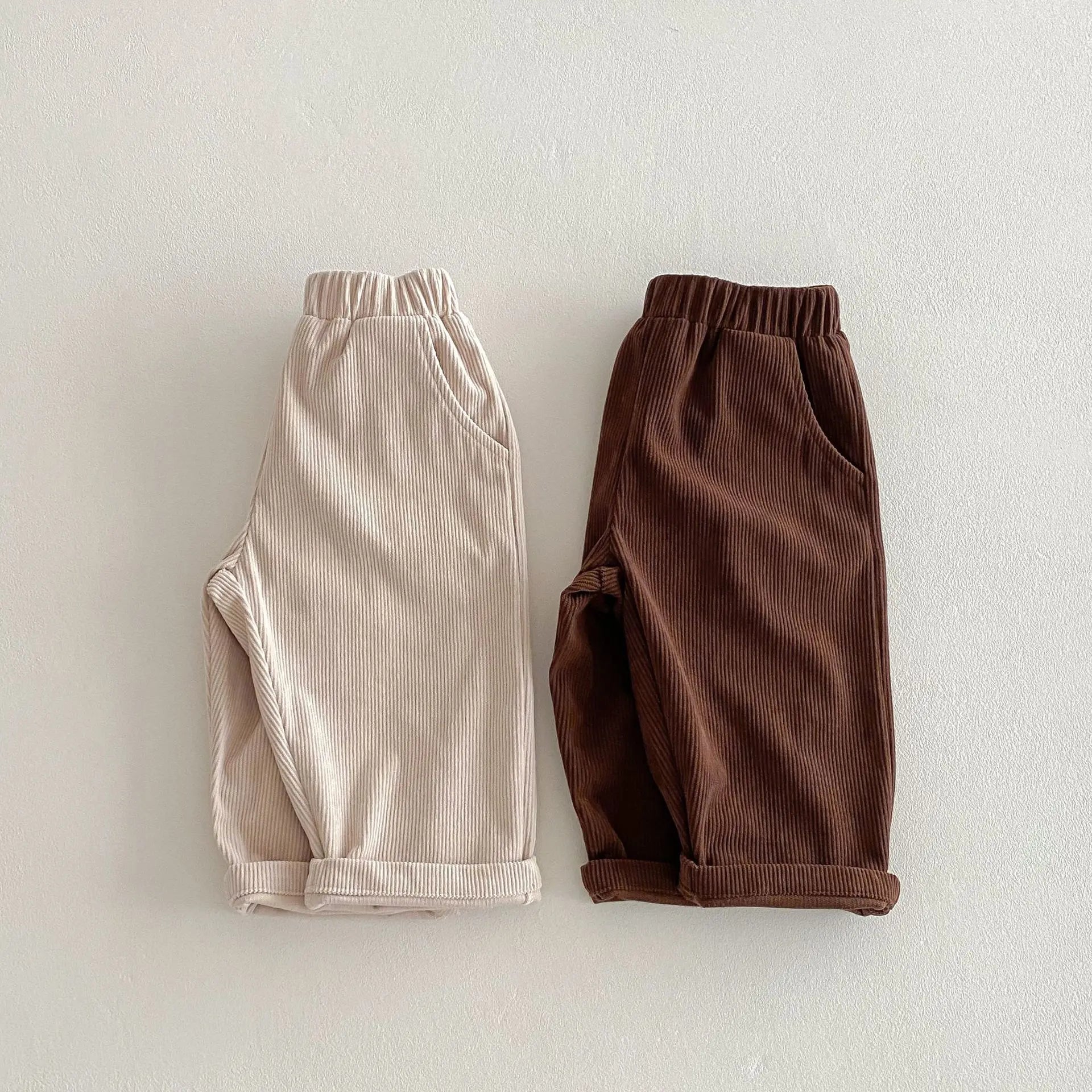 Pantalon Enfant – Velours Côtelé Confort
