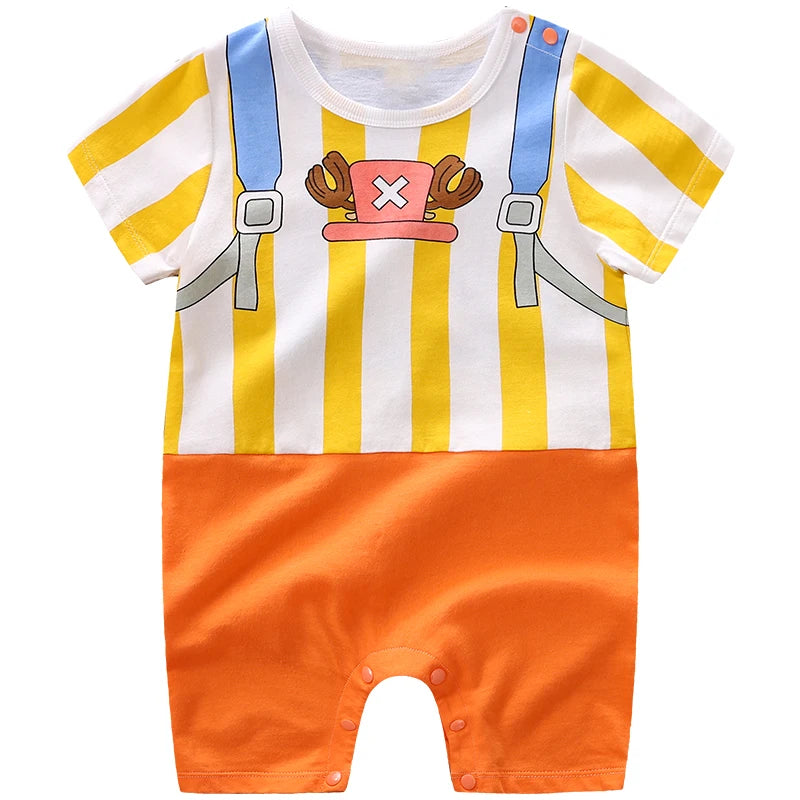 Body Bébé Garçon Cosplay – Barboteuse Cartoon 100 % Coton