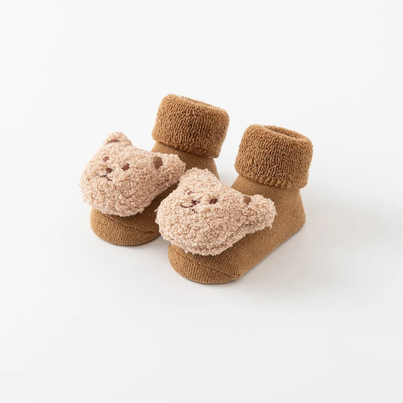 Chaussettes Bébé – Ours Coton Doux
