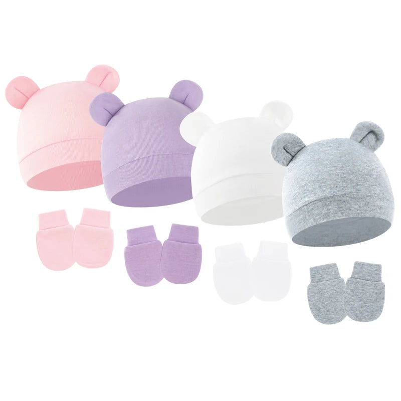 Coffret Bébé – Bonnet & Gants Naissance
