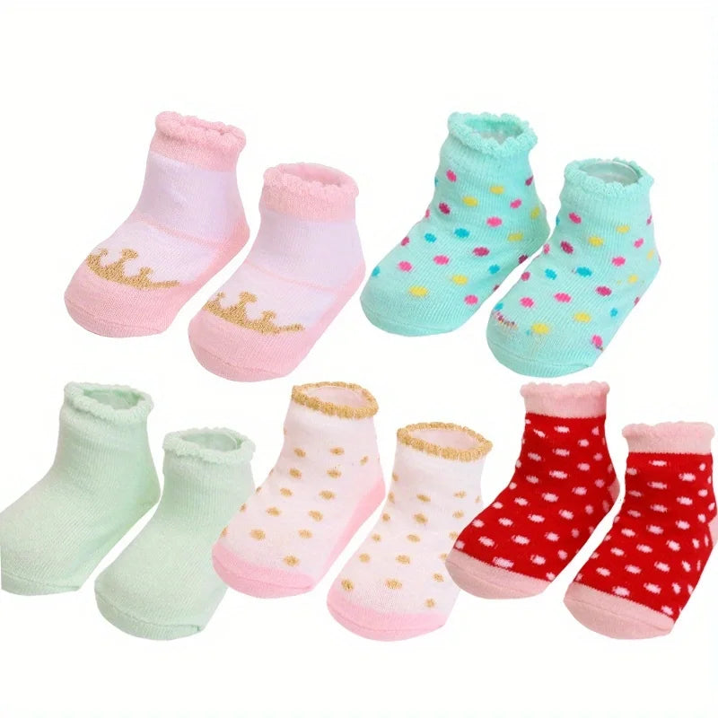 Chaussettes Bébé – Anti-glisse Courtes
