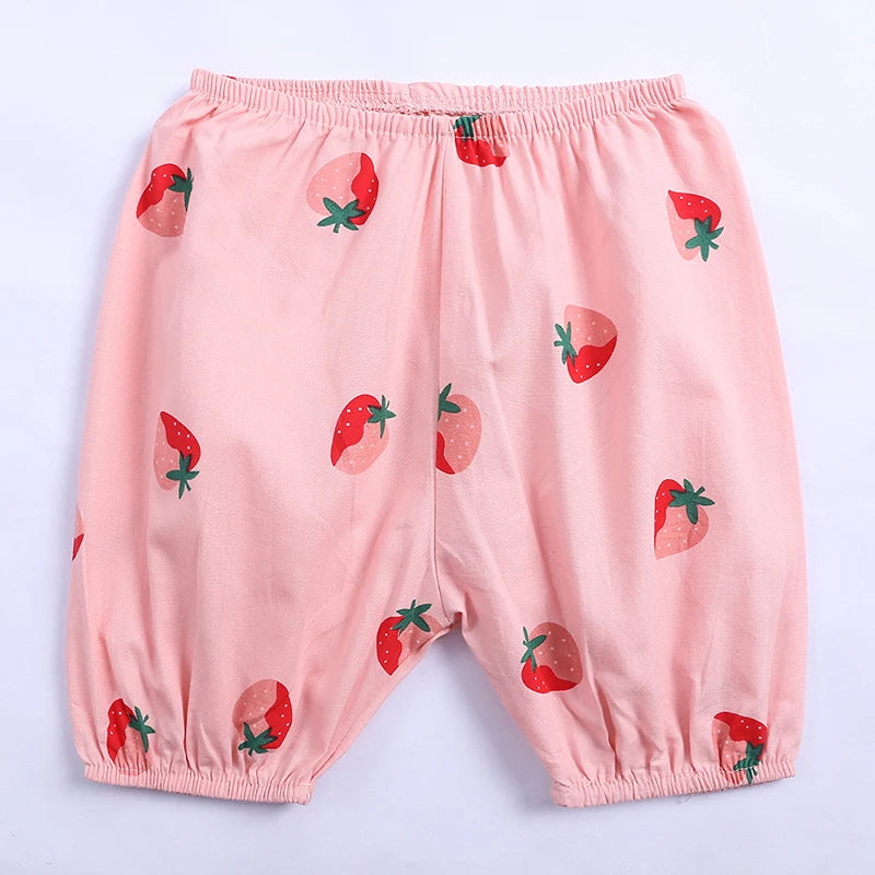 Pyjama Bébé Été 2 Pièces – Haut Cartoon & Short Confortable