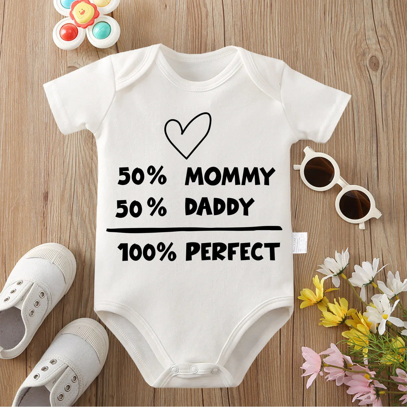 Body Bébé 100 % Coton – "We Are Happy Family"
