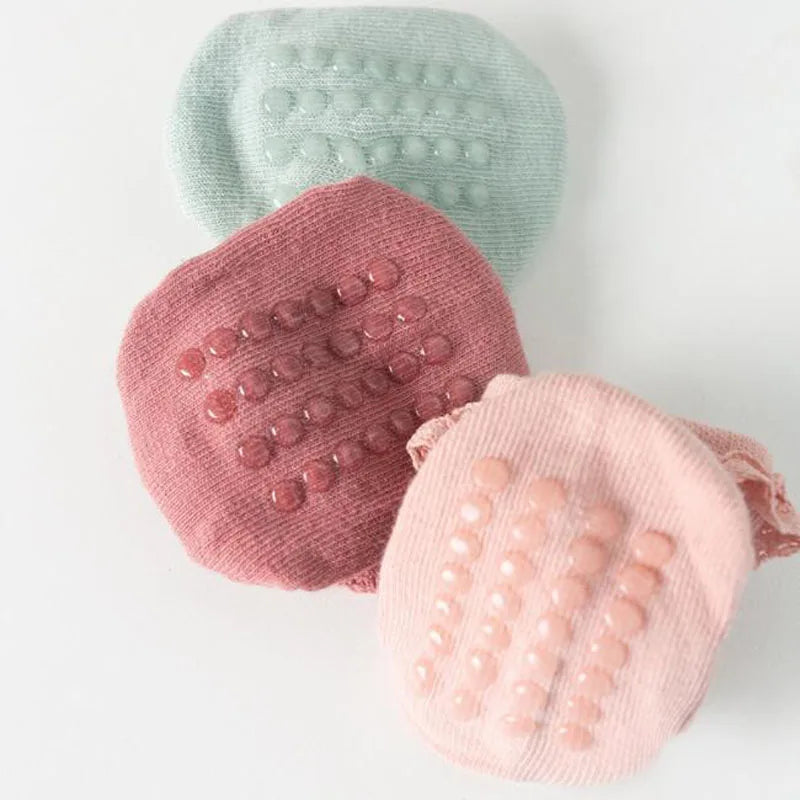 Lot 4 Chaussettes Bébé – Hiver Coton