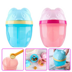 3-Compartment Portable Baby Food Storage Box, Essential Grain Storage for Babies, Travel Cartoon Mini Portable Snack Dispenser