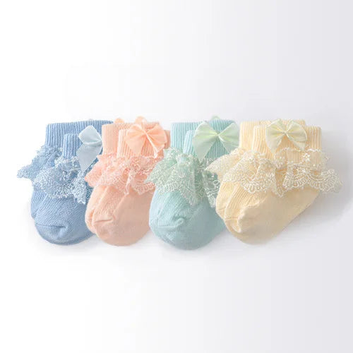 Chaussettes Bébé – Dentelle Princesse