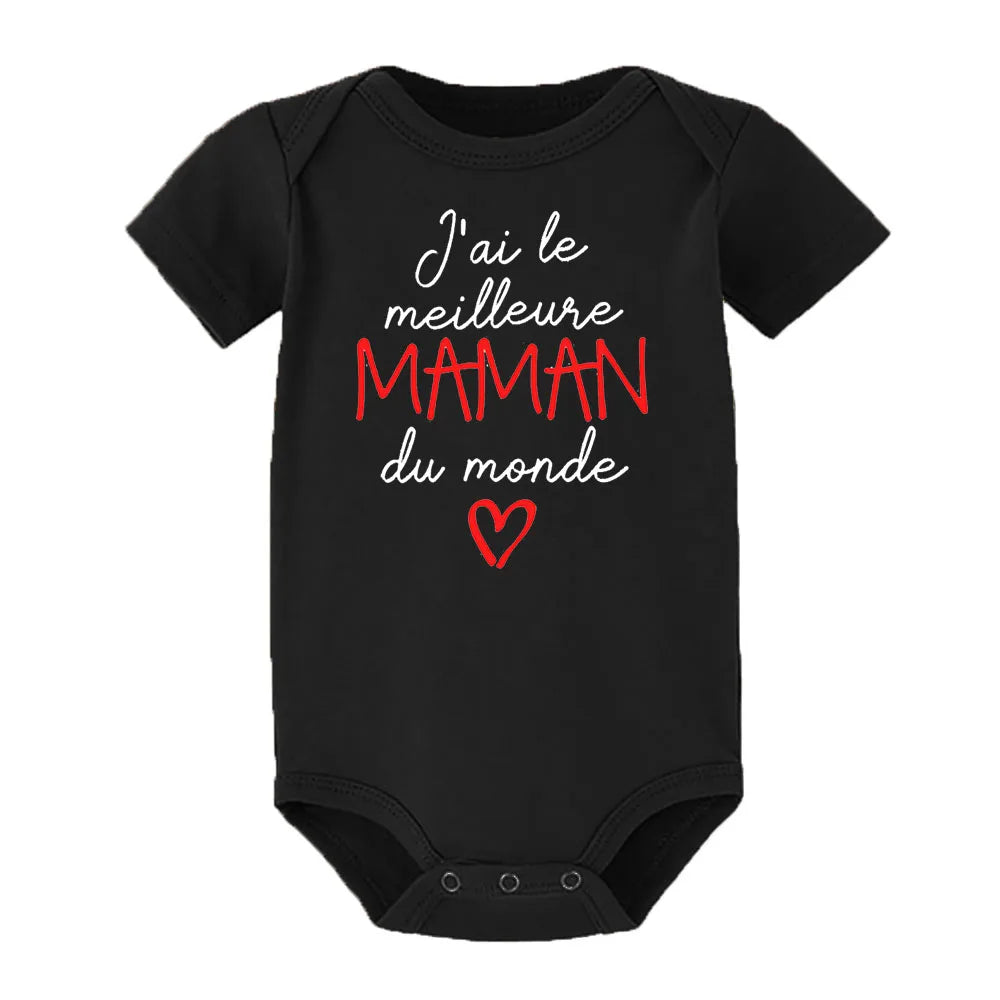 Body Bébé "J'ai le Meilleur Parrain du Monde" – Barboteuse Humoristique