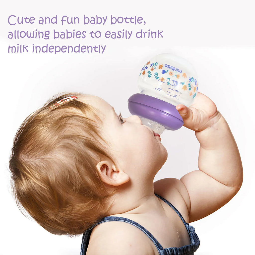 Cute 60ml Small - capacity Mini Bottle for Infant Juice, 60ml bottle, safe PP material, BPA free, gifts for kids, holiday gifts
