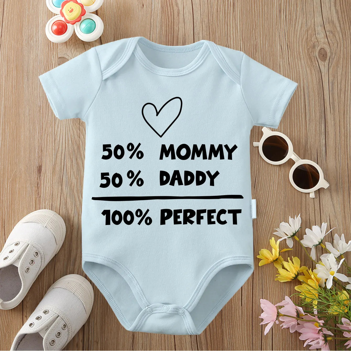 Body Bébé 100 % Coton – "We Are Happy Family"