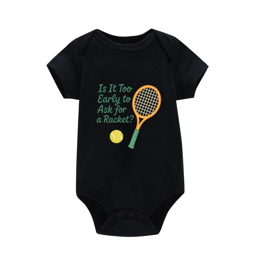 Newborn Baby Summer Rompers Infant Bodysuits Short Sleeve Jumpsuit Born To Ride Horses for babies Baby Boy Girl Clothes