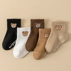 Lot 5 Chaussettes Bébé – Ours Mignon