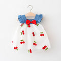 Robe Bébé Fille Cerises – Tenue Estivale Mignonne & Élégante