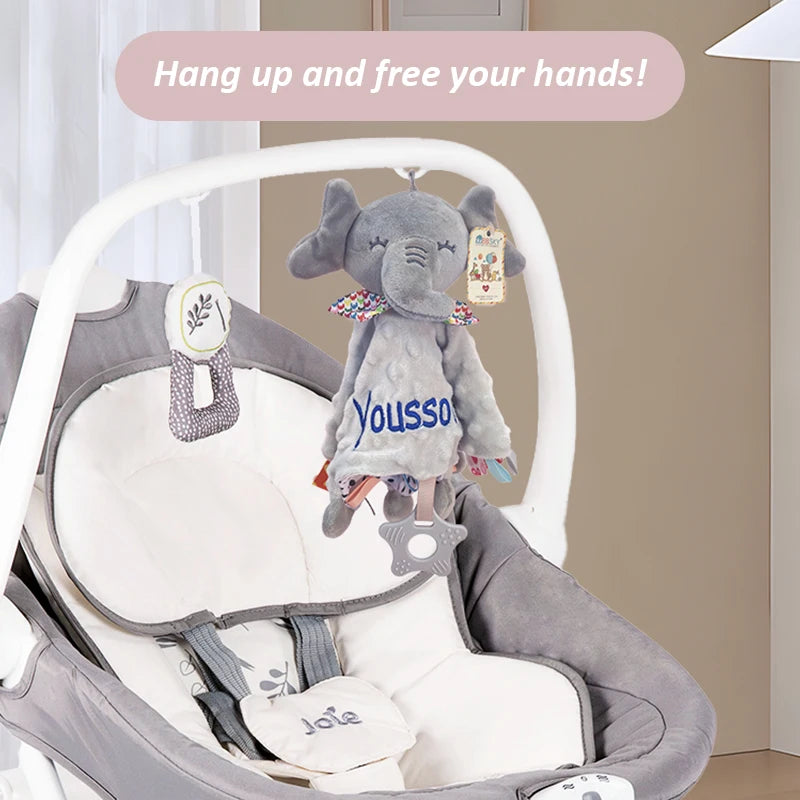 Personalized Security Blanket for Girls and Boys Newborn Gifts Embroidered Baby Blanket Baby Shower Gifts 1st Birthday Gift