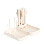 Portable Silicone Baby Bottle Brush Set - Travel-Friendly Cleaning Kit with Storage Box for Infant Milk Bottles