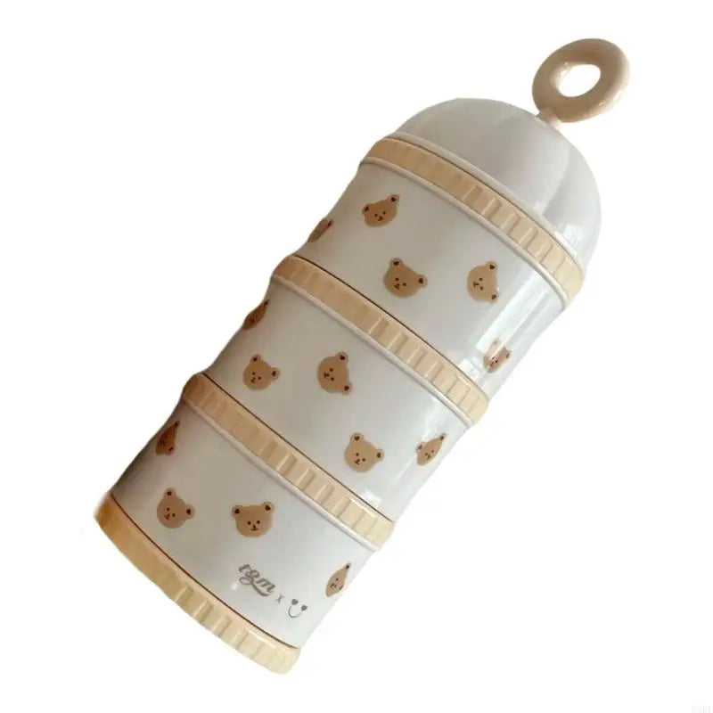 54DF Portable Formula Dispenser Baby Storage Box Rice Container for Baby Cereal Convenient Infant Milk Powder Box